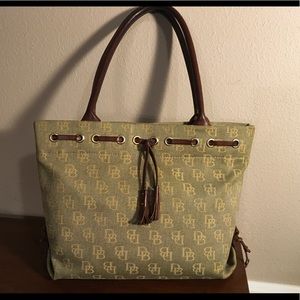 Dooney & Bourke Signature Tassel Tote